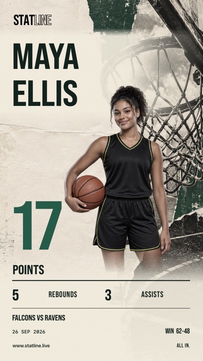 Sports Press card style